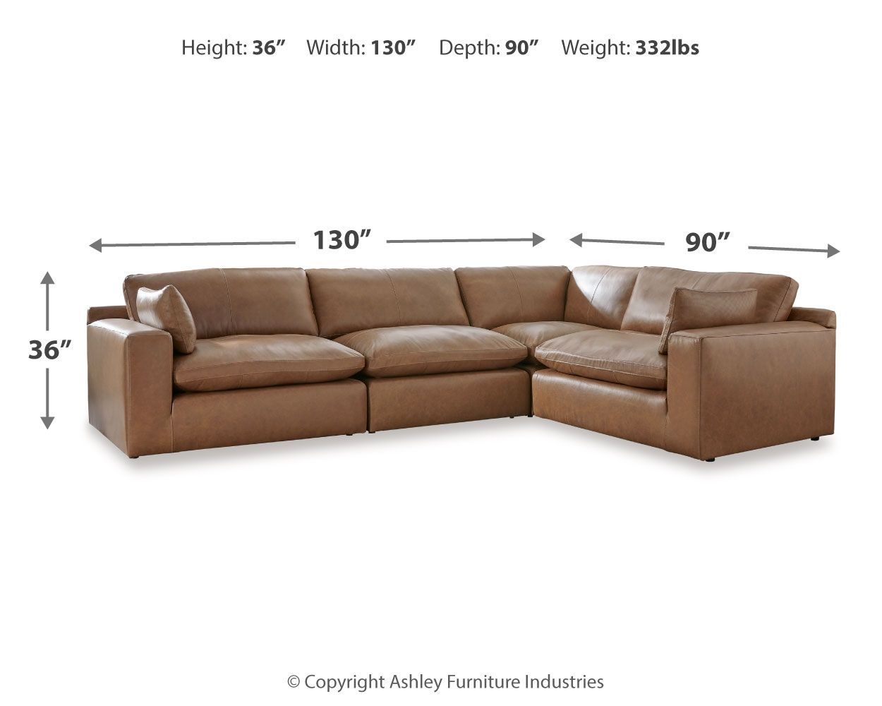 Signature Design by Ashley® Emilia - Sectional | Meri Furniture