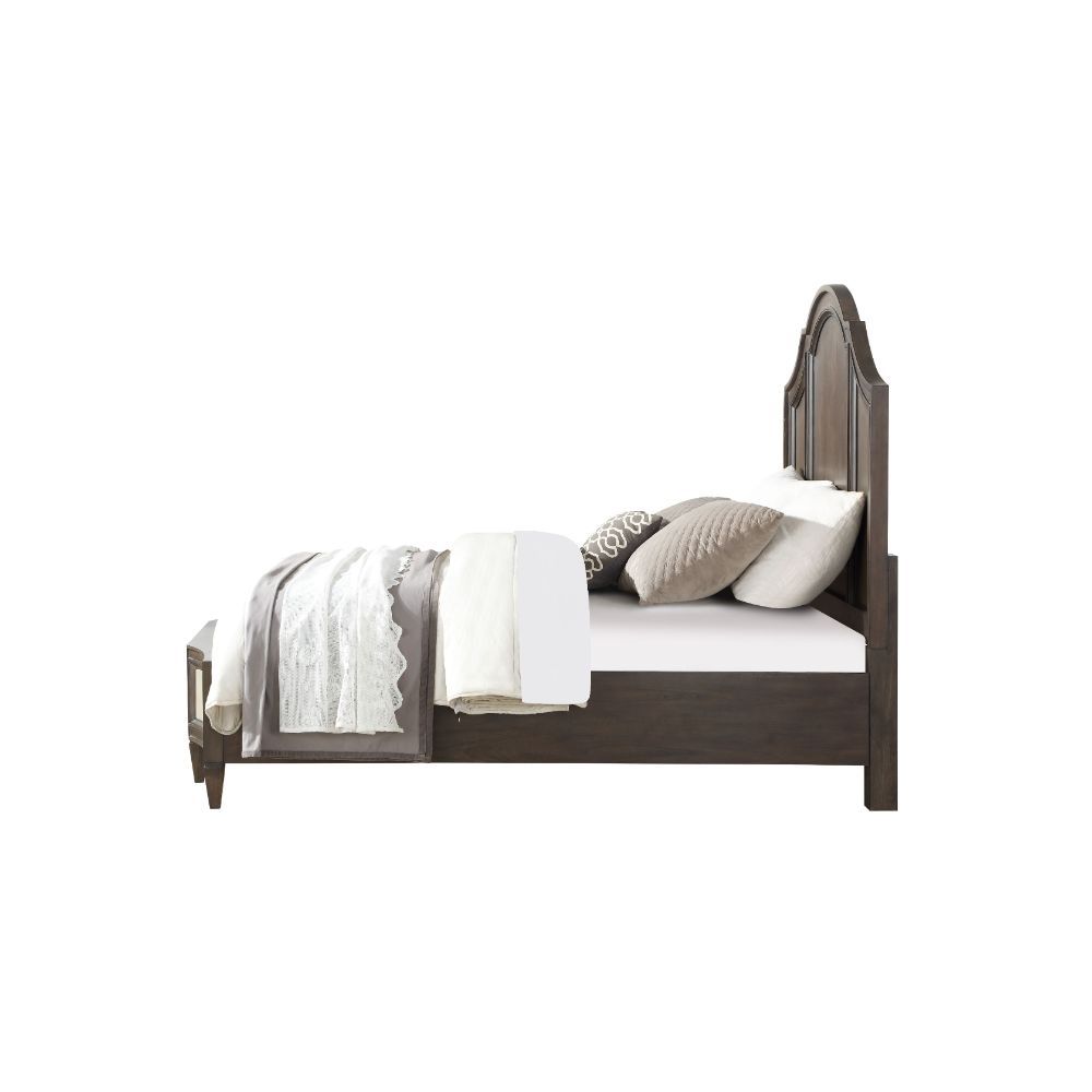 ACME Peregrine - Queen Bed - Walnut | Meri Furniture