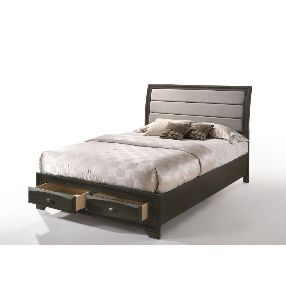 ACME Soteris - Bed w/Storage | Meri Furniture