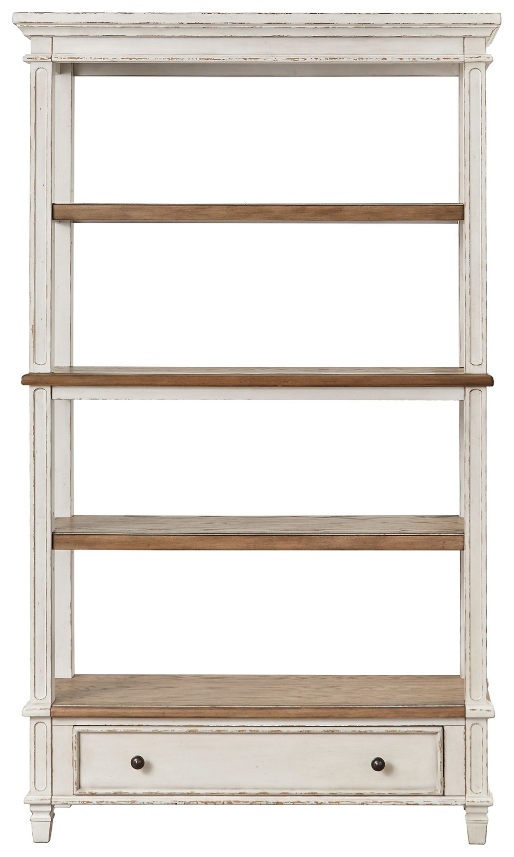 Ashley Furniture Realyn - Brown / White - Bookcase | Meri Furniture
