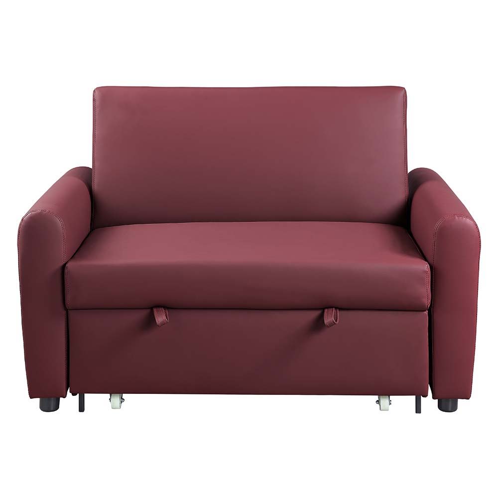 ACME Caia - Sofa - Red Fabric | Meri Furniture