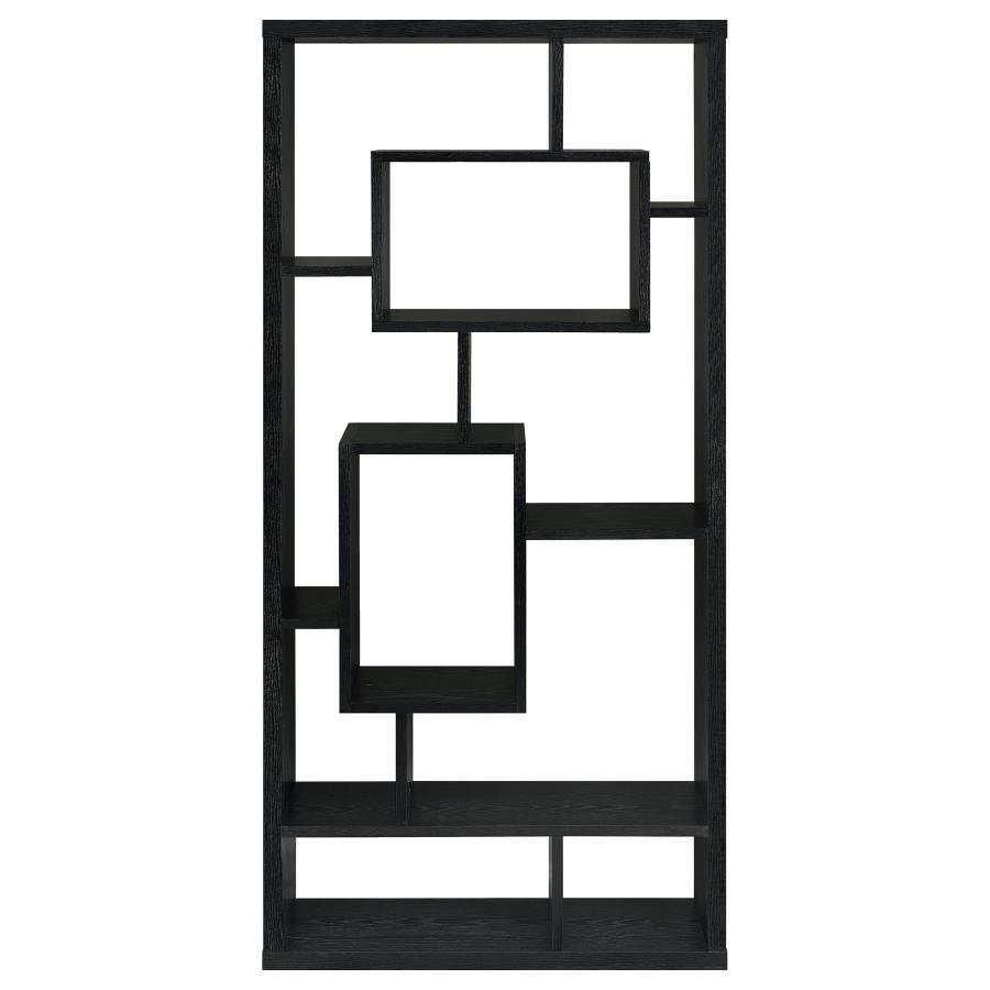Coaster Fine Furniture Linbrook - 8-Shelf Bookshelf - Black Oak | Meri Furniture
