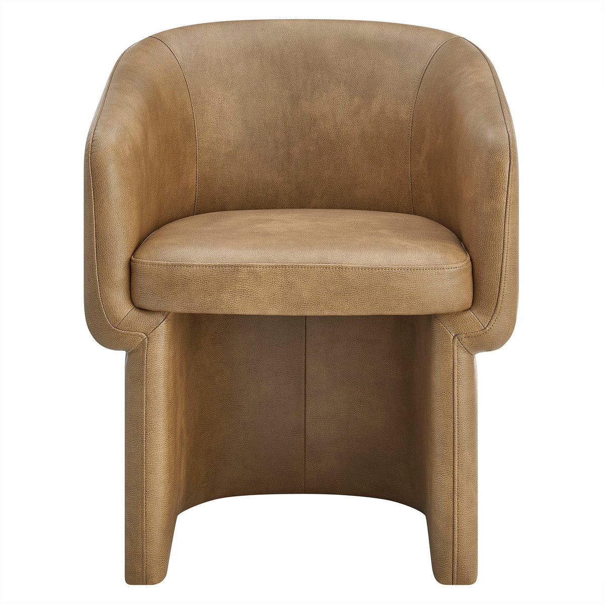 Verity Barrel Back Vegan Leather Dining Chair by Modway