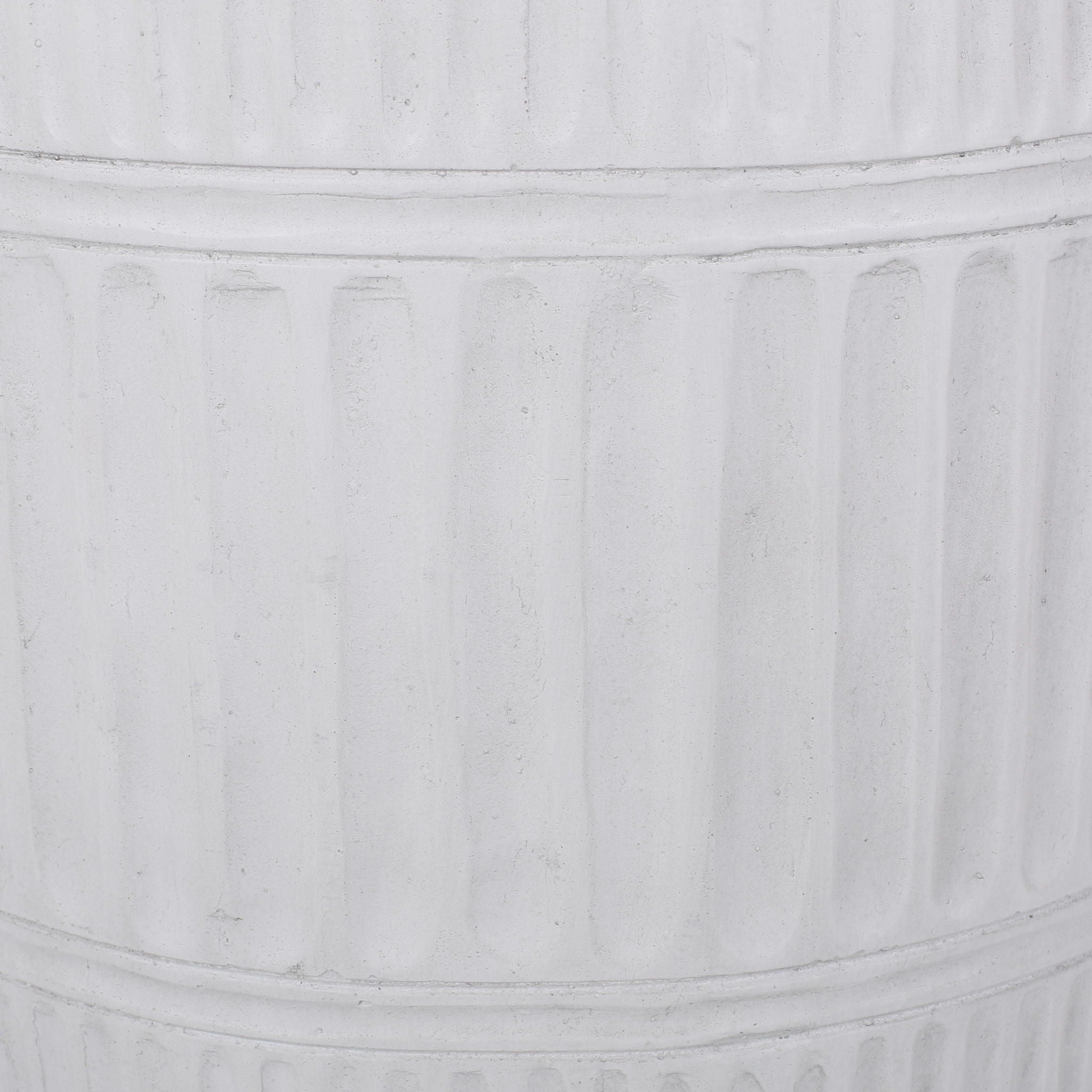 Outdoor Patio End Table - Antique White