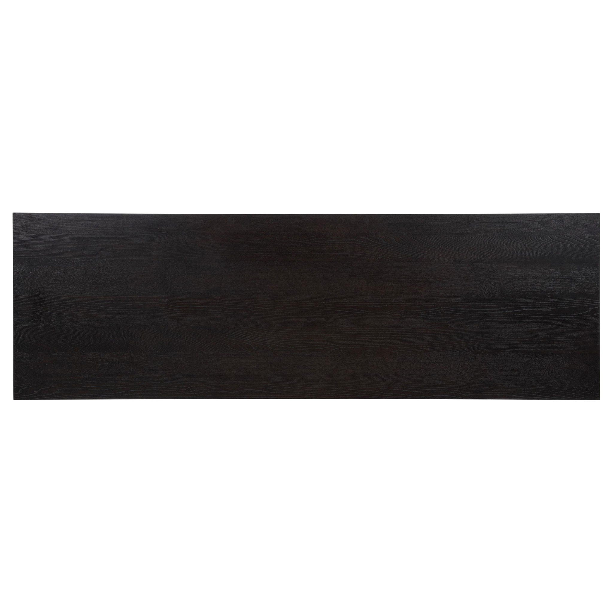 Harkes 75-inch 3-drawer Computer Desk with Adjustable Shelf Coffee Bean