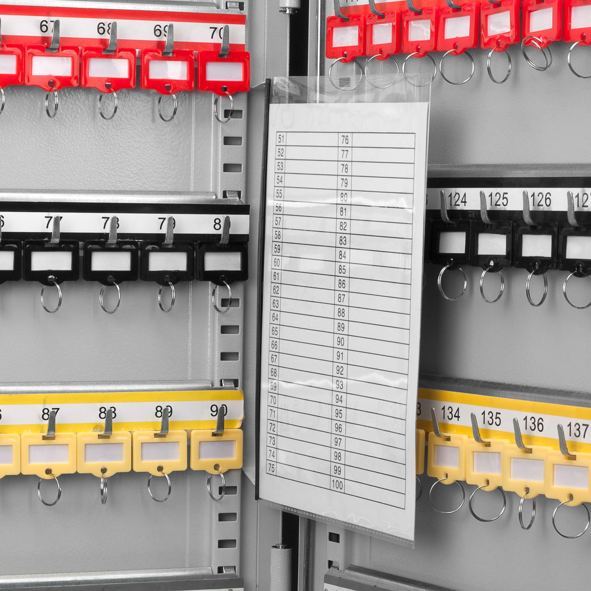 Adjustable Key Cabinet With Lock