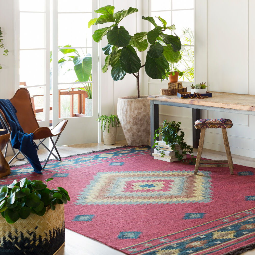 Jewel Tone Handmade Rug