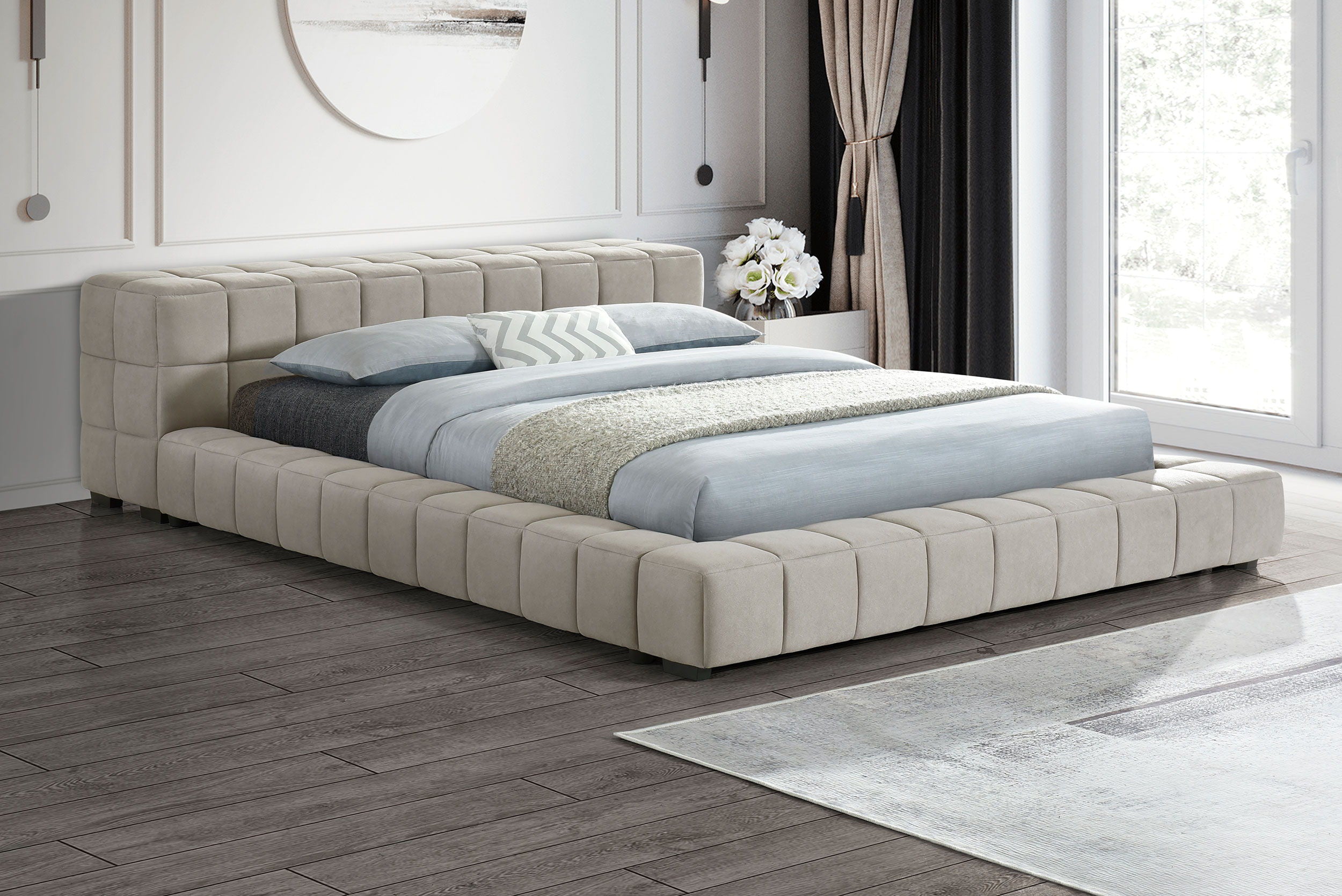 Coaster Fine Furniture Trinity - Upholstered Platform Bed | Meri Furniture
