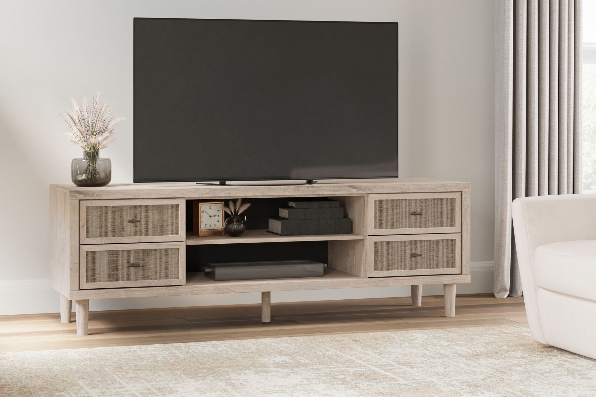 Signature Design by Ashley® Cielden - Two-tone - Extra Large TV Stand | Meri Furniture