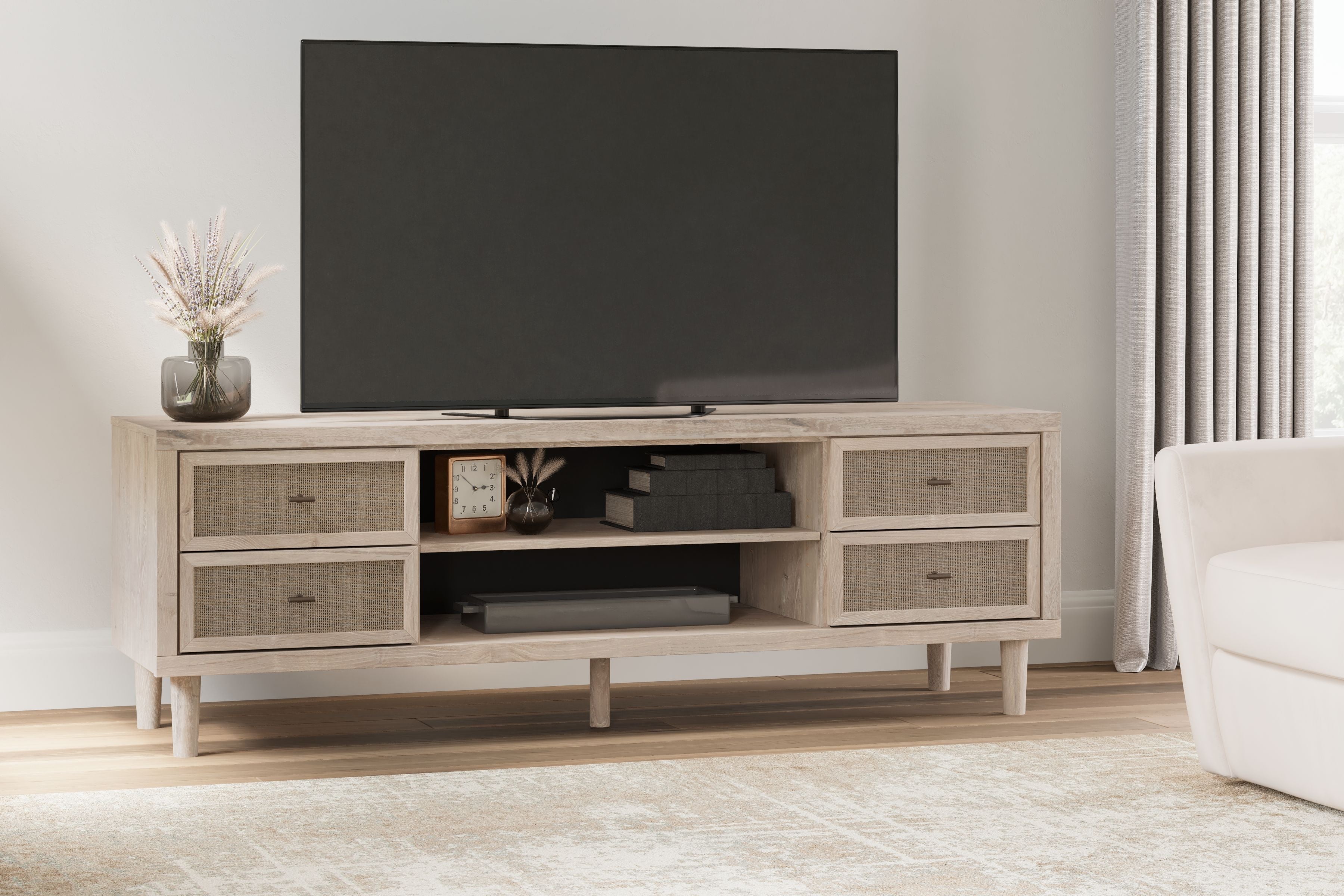 Signature Design by Ashley® Cielden - Two-tone - Extra Large TV Stand | Meri Furniture