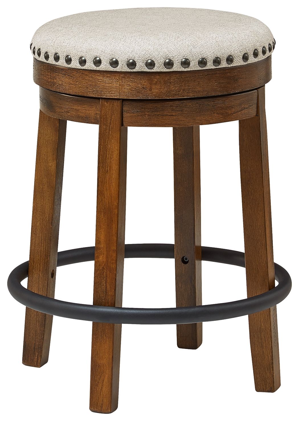 Signature Design by Ashley® Valebeck - Upholstered Swivel Stool | Meri Furniture