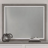 Palmetto Heights - Landscape Mirror - White