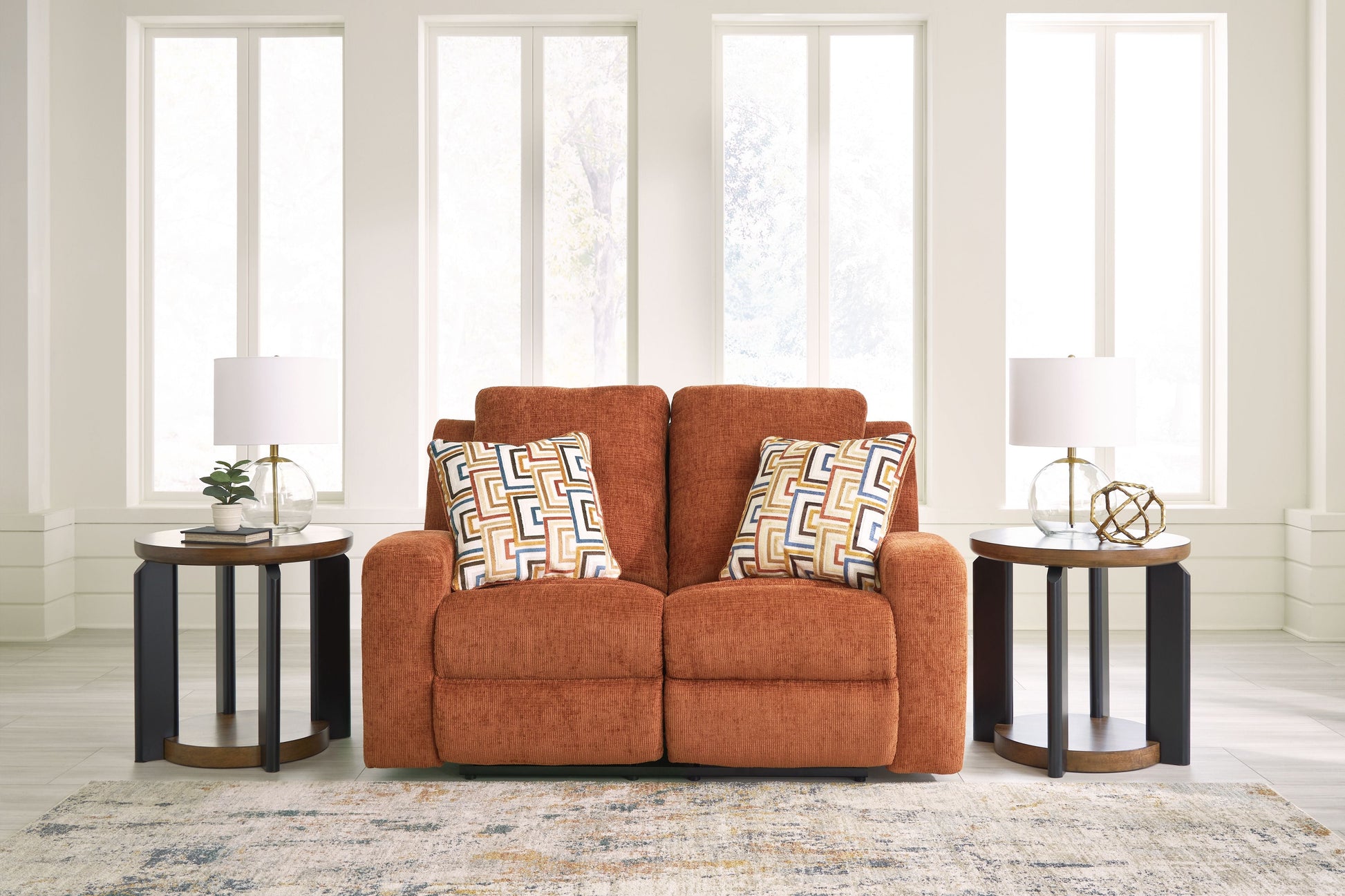 Signature Design by Ashley® Danum - Reclining Loveseat | Meri Furniture
