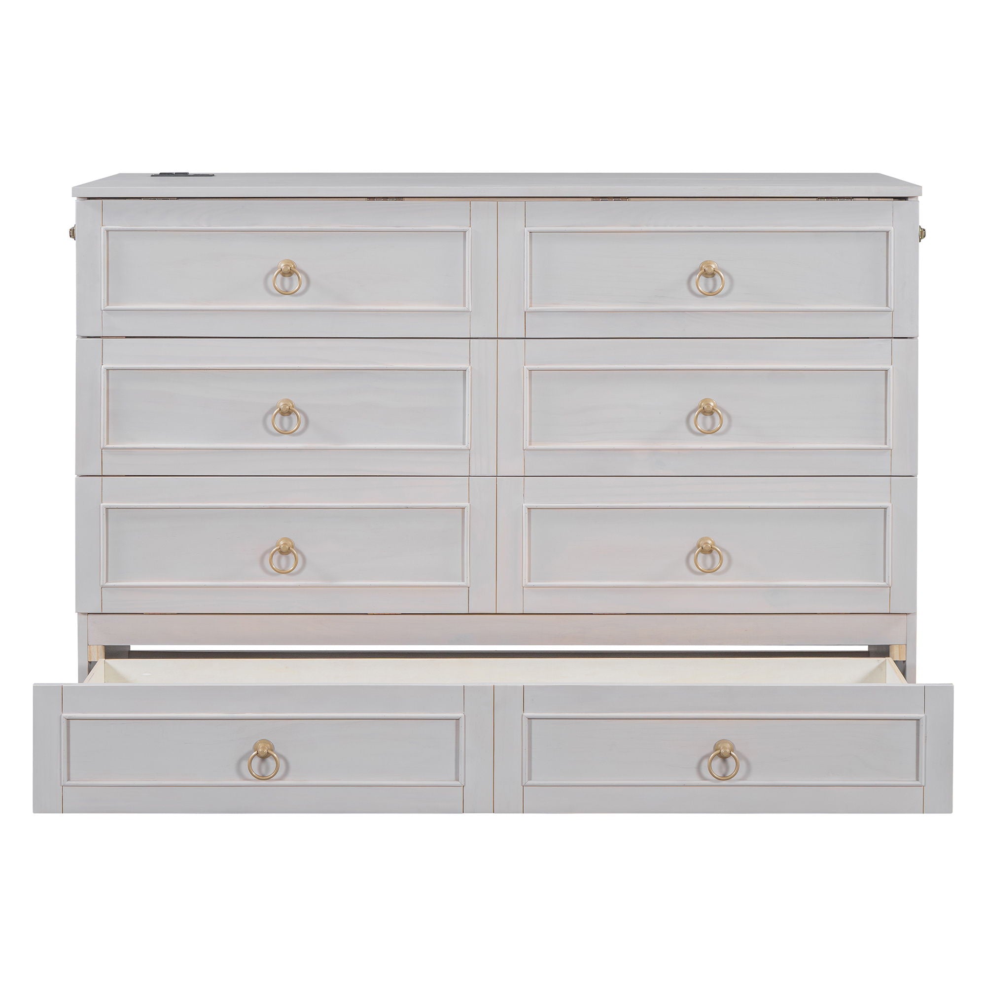 Murphy Bed With Large Drawers And Stylish Design