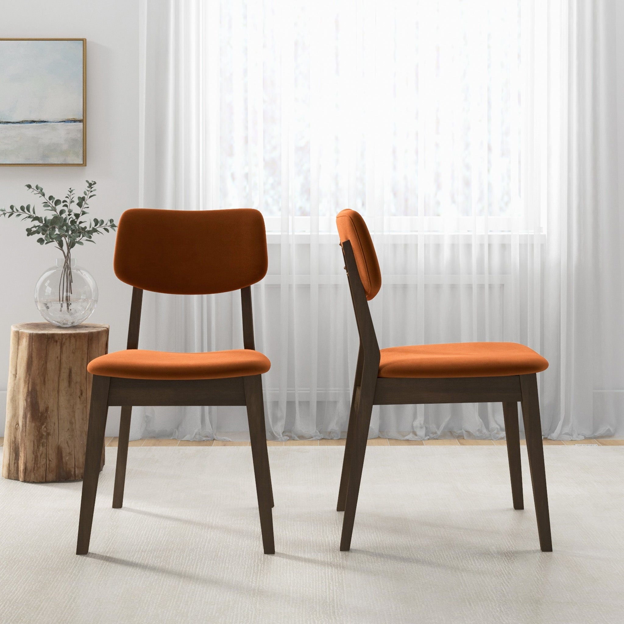 Carlos - Solid Back Side Chair (Set of 2)