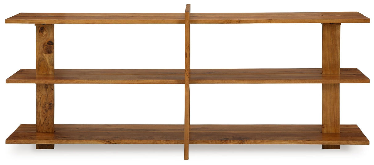 Signature Design by Ashley® Fayemour - Brown - Console Sofa Table | Meri Furniture