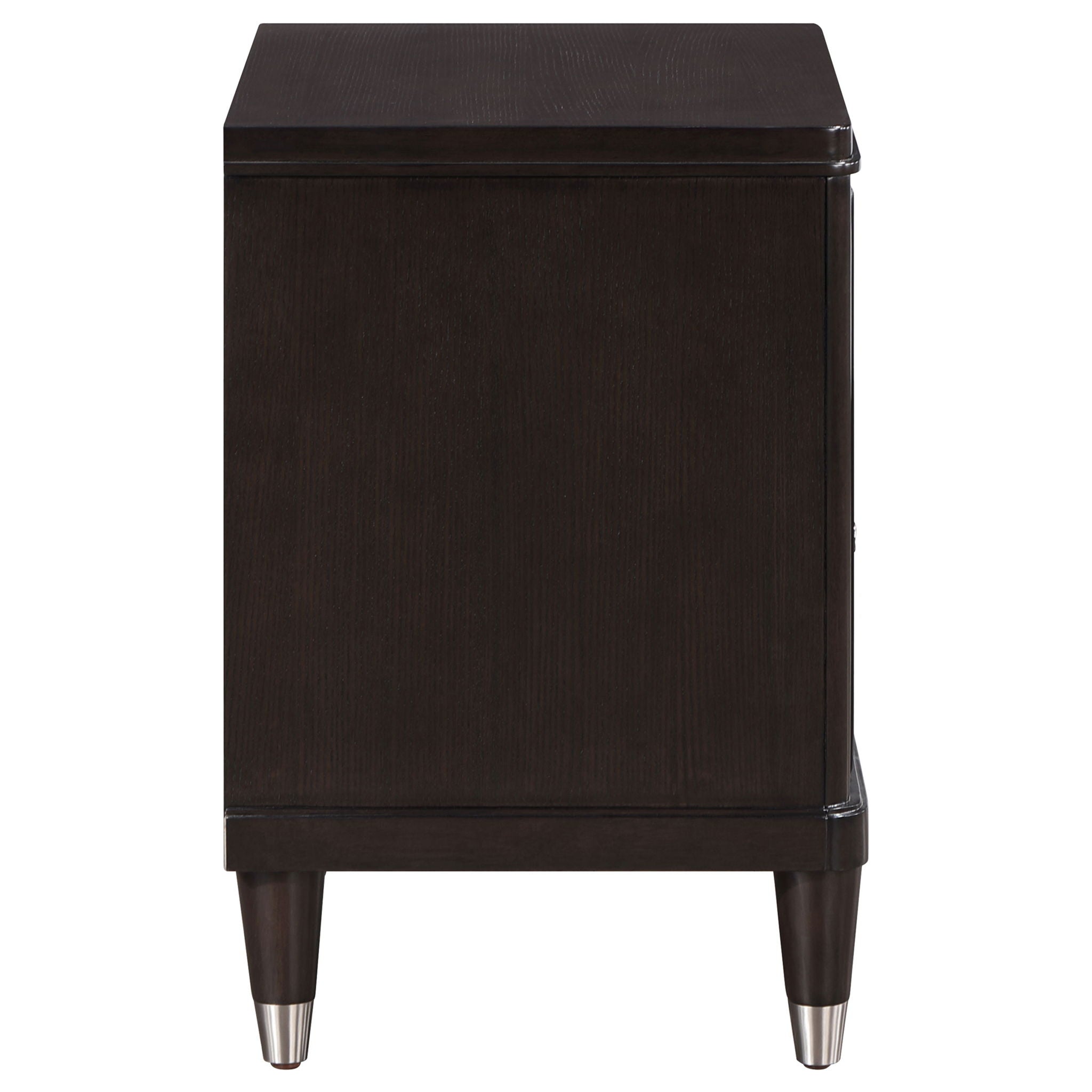 Niguel - 2 Drawer Nightstand With Felt Lined Top Drawer - Brown