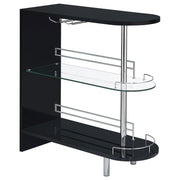 Coaster Fine Furniture Adolfo - Rectangular 2-Tier Home Bar Table | Meri Furniture