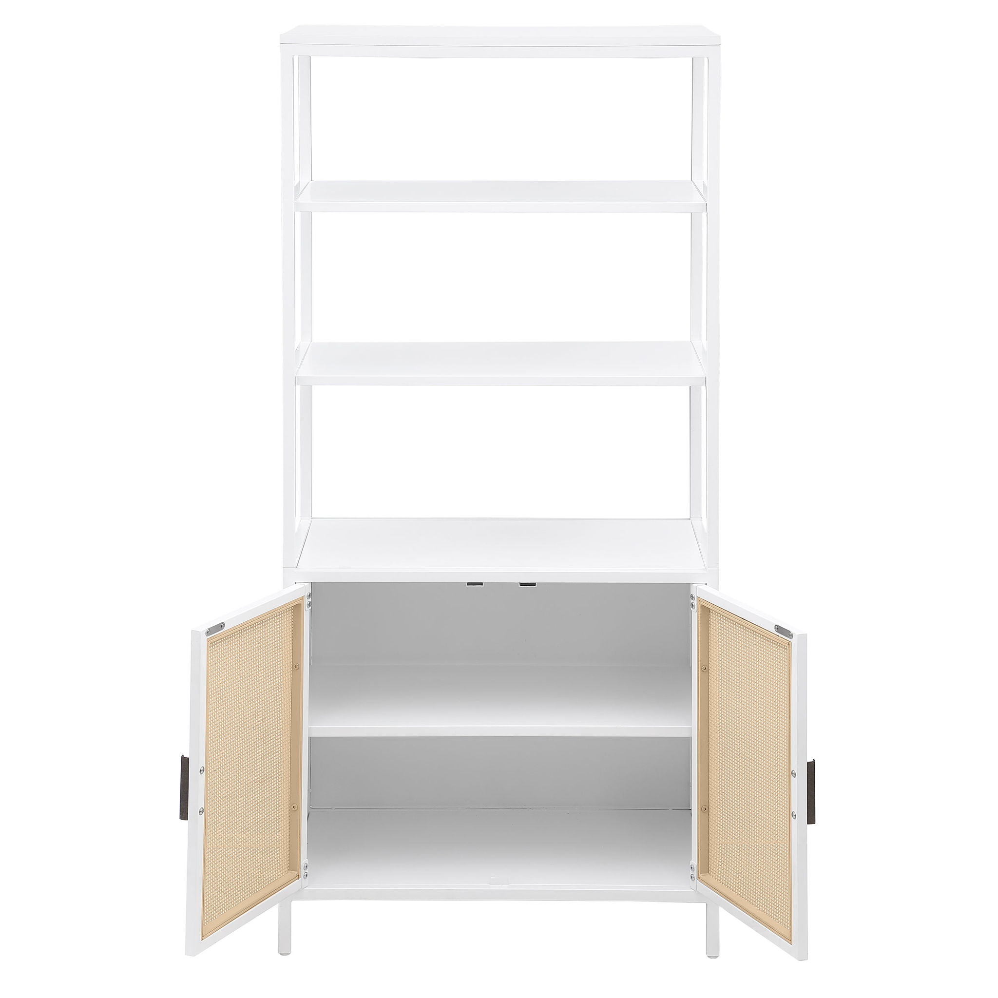 Kenneth - 3 Shelf Radio Weave Accent Cabinet