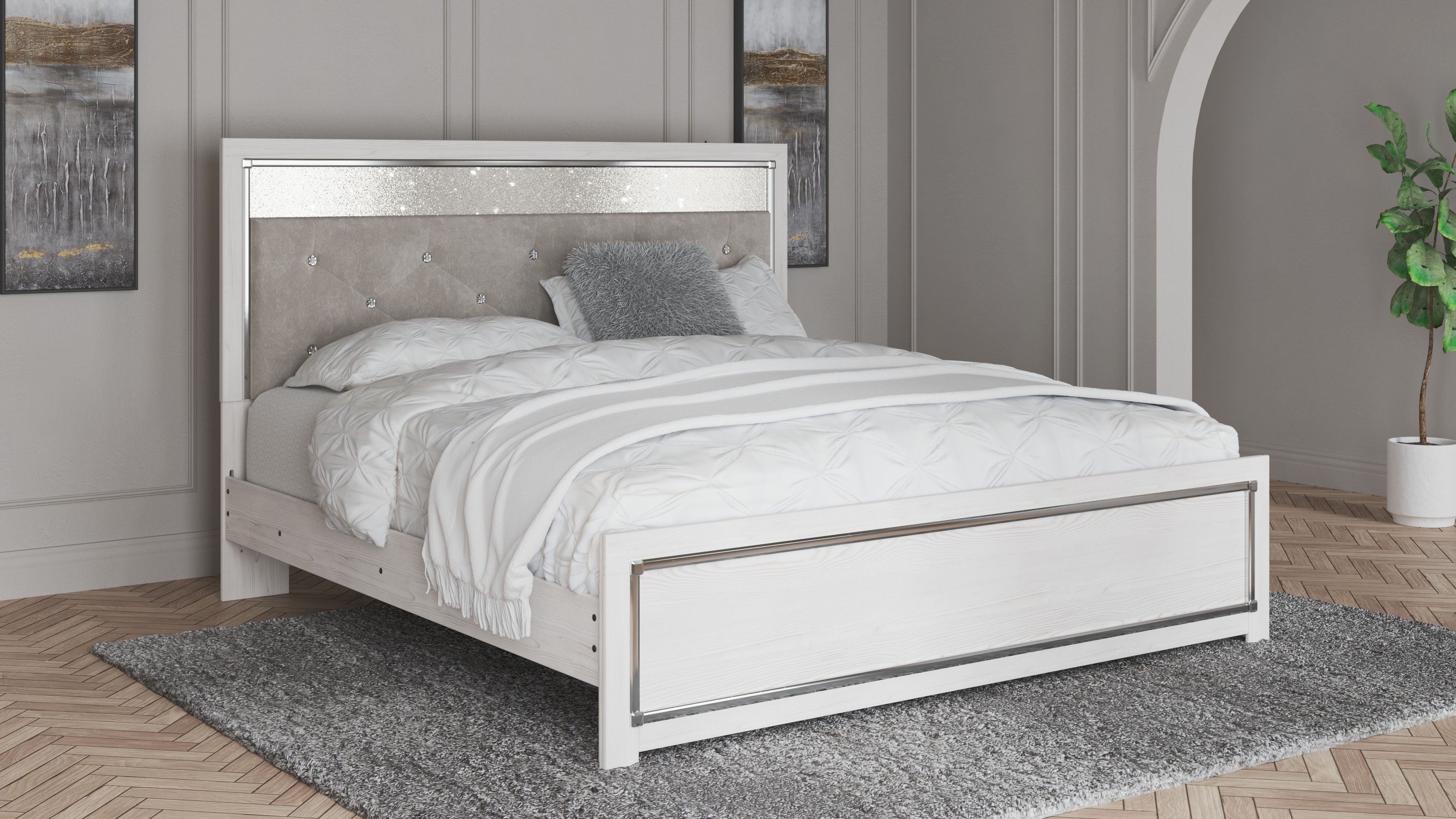Signature Design by Ashley® Altyra - Panel Bed | Meri Furniture