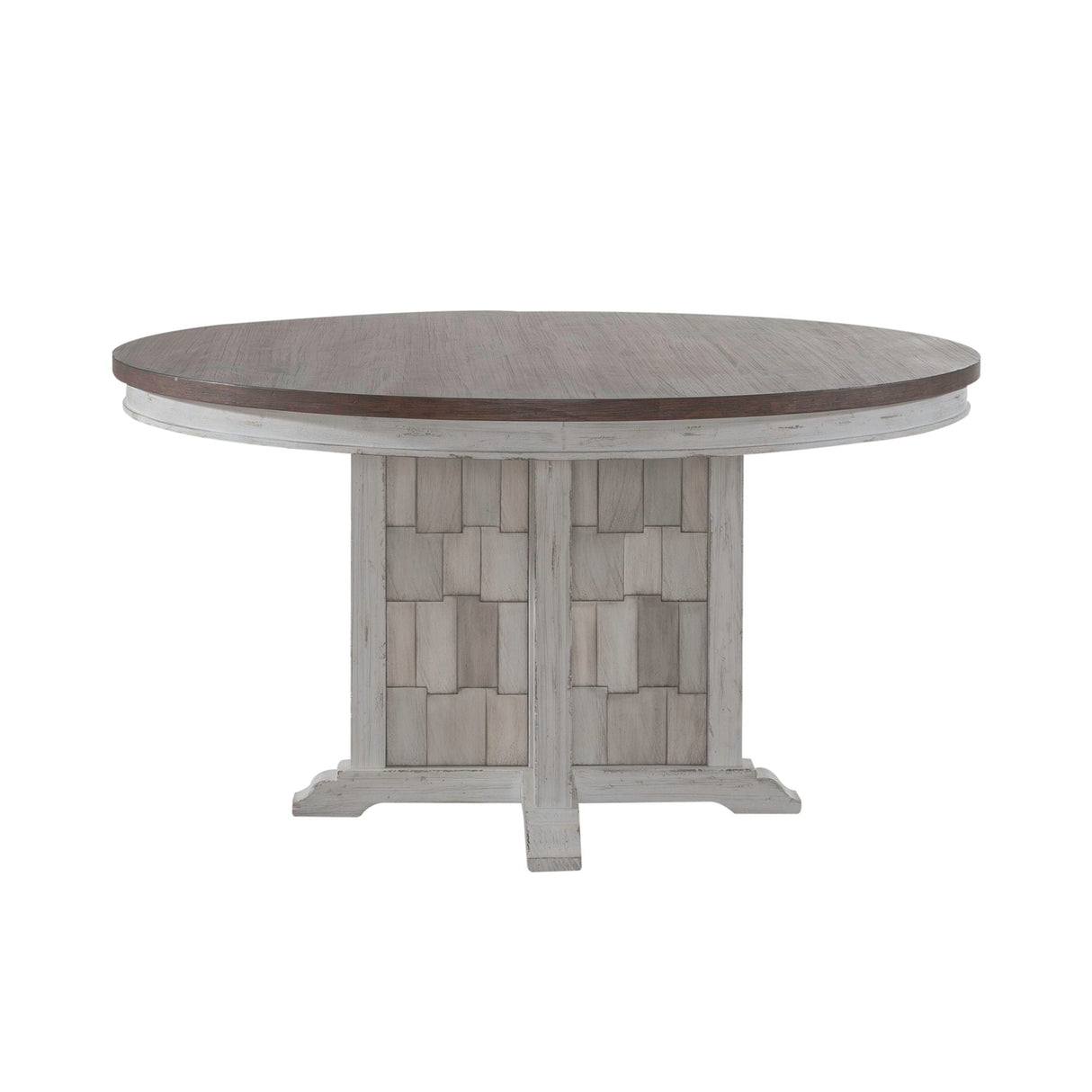 River Place - Pedestal Table Set - White