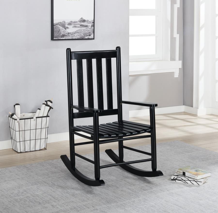Coaster Fine Furniture Annie - Slat Back Solid Wood Rocking Chair | Meri Furniture