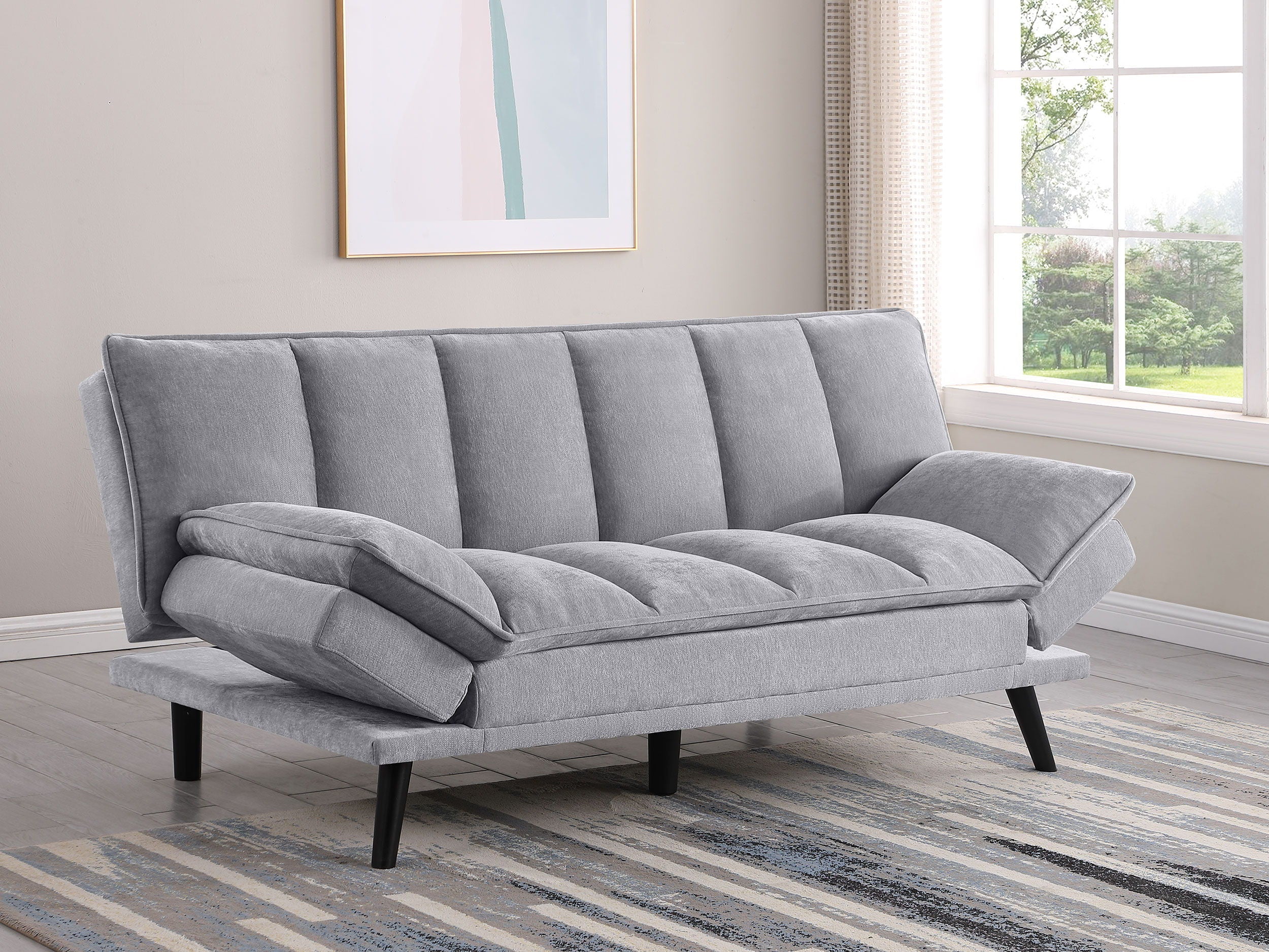 Coaster Fine Furniture Laredo - Upholstered Tufted Convertible Sofa Bed | Meri Furniture