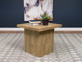 Coaster Fine Furniture Devar - Square Engineered Wood End Table - Mango Brown | Meri Furniture