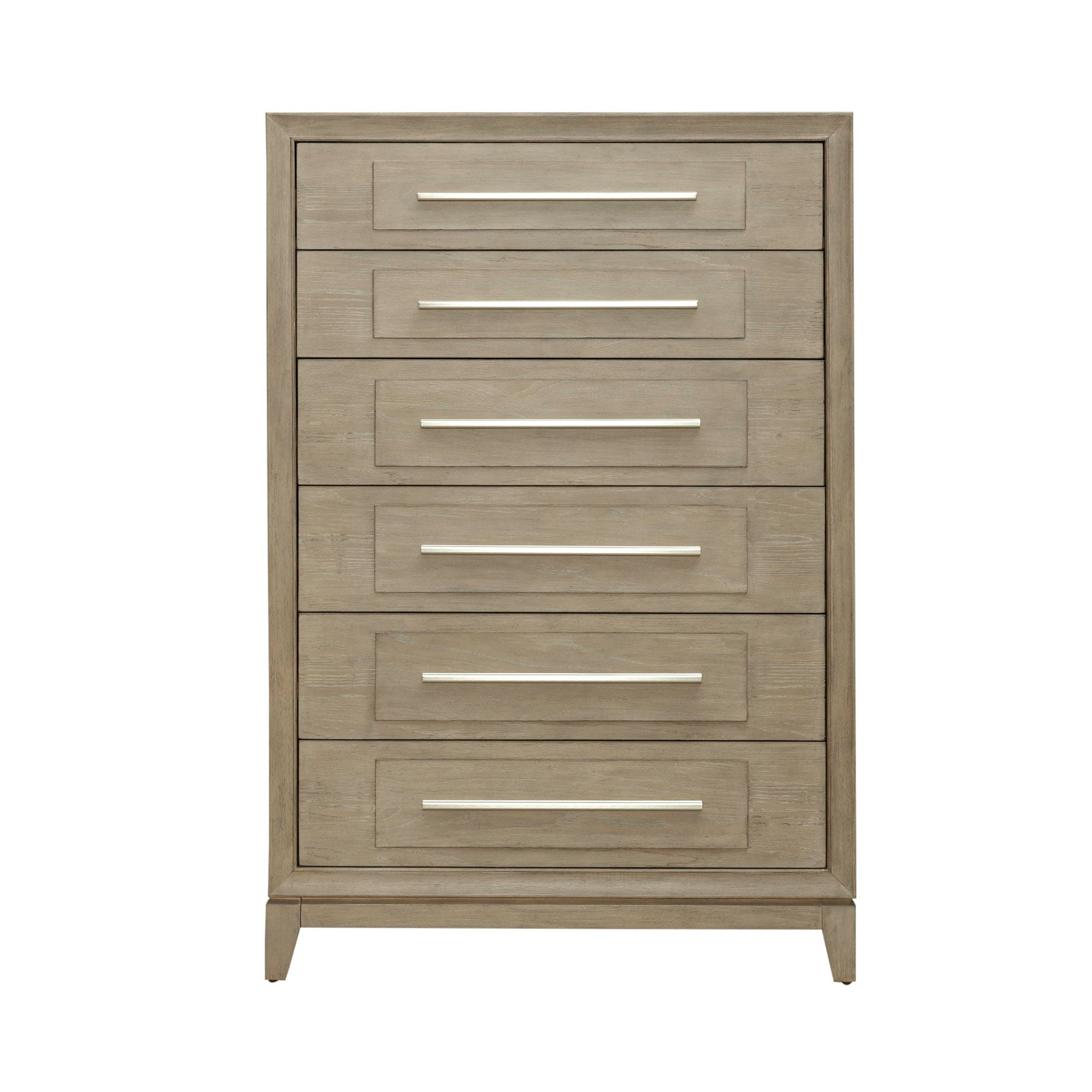Liberty Furniture Brentwood - 6 Drawer Chest - Sandstone | Meri Furniture