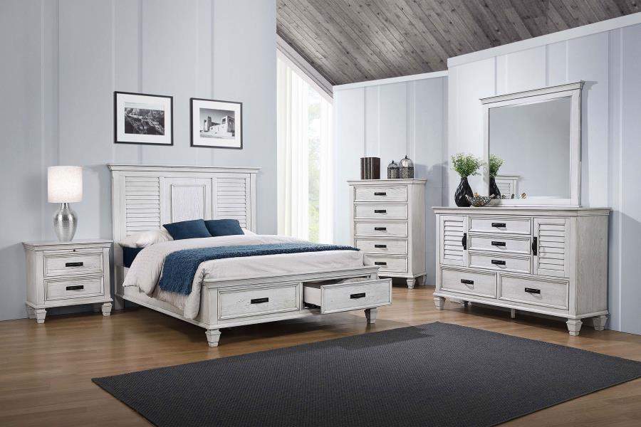 Coaster Fine Furniture Franco - 5-Drawer Dresser With Mirror | Meri Furniture