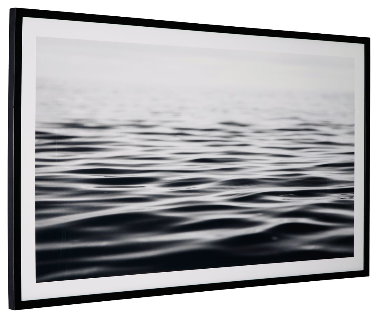 Ashley Furniture Kierlett - Black / White - Wall Art | Meri Furniture