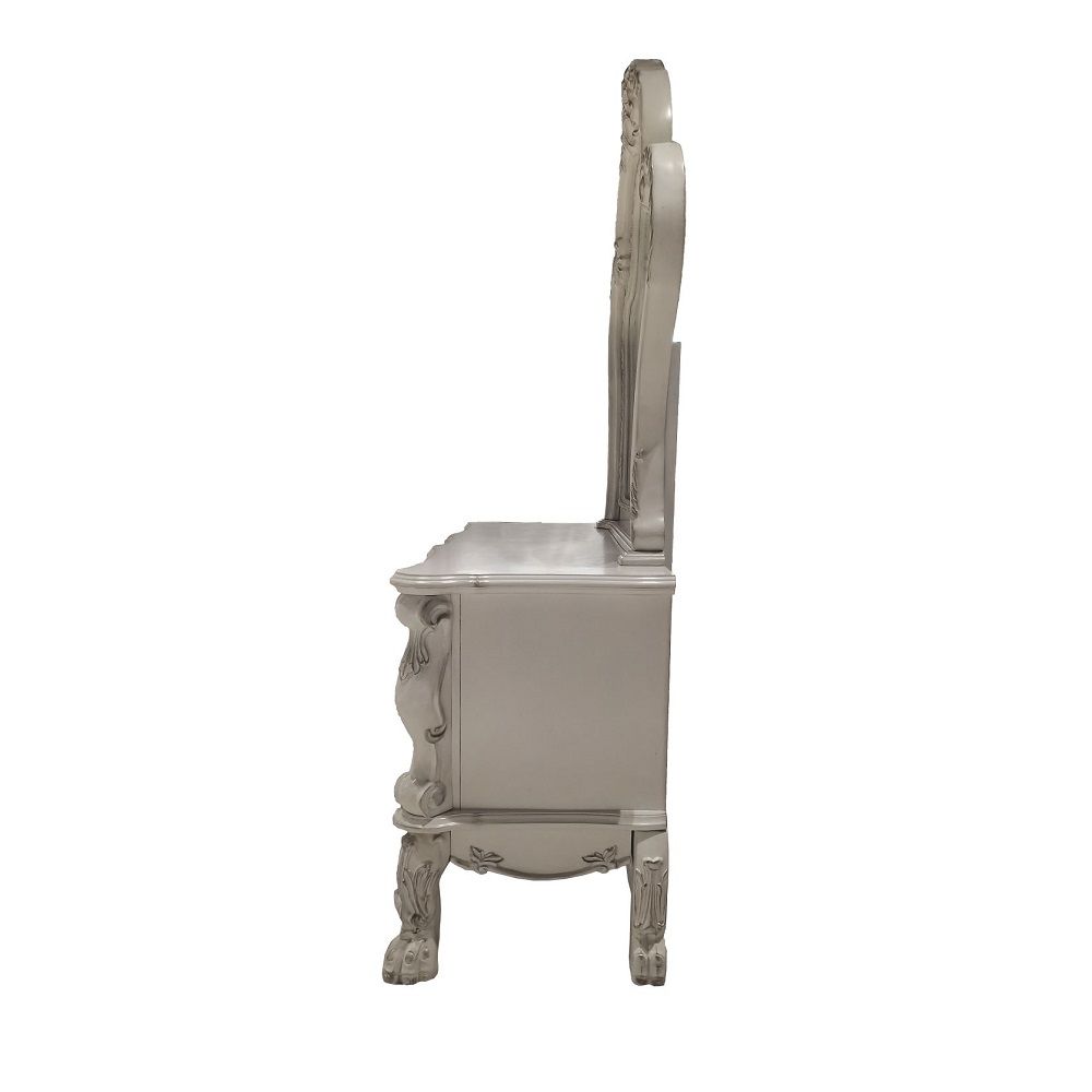 ACME Dresden II - Vanity Desk - Bone White Finish | Meri Furniture