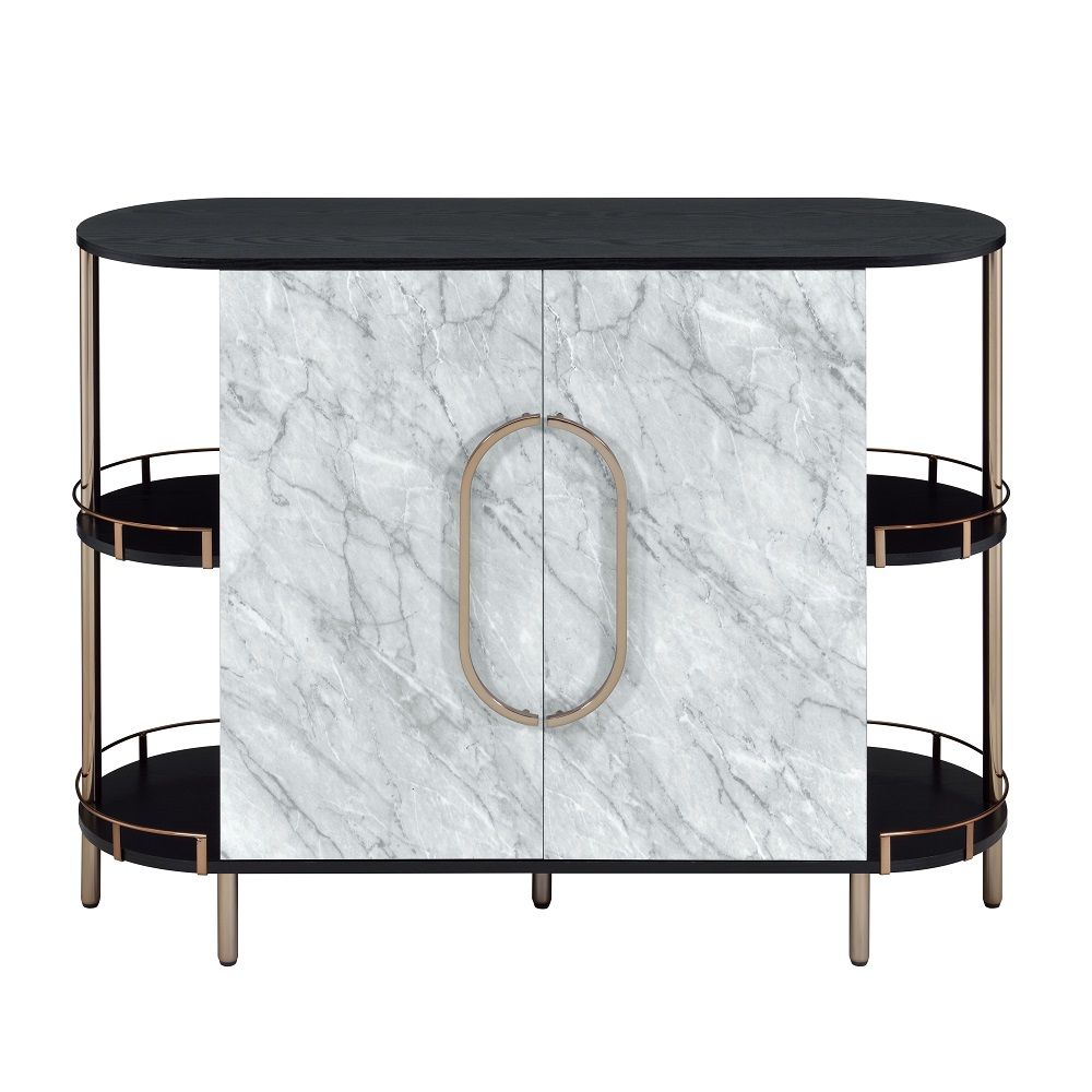ACME Vidal - Wine Cabinet - White | Meri Furniture