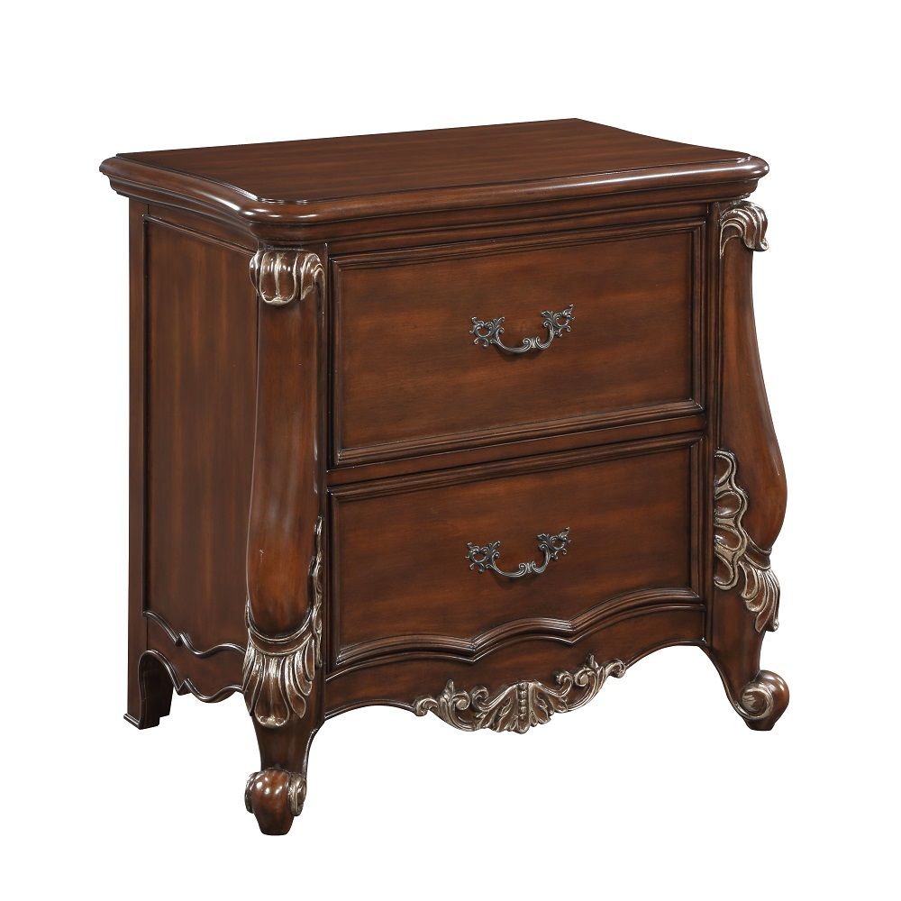 ACME Latisha - Nightstand - Antique Oak | Meri Furniture
