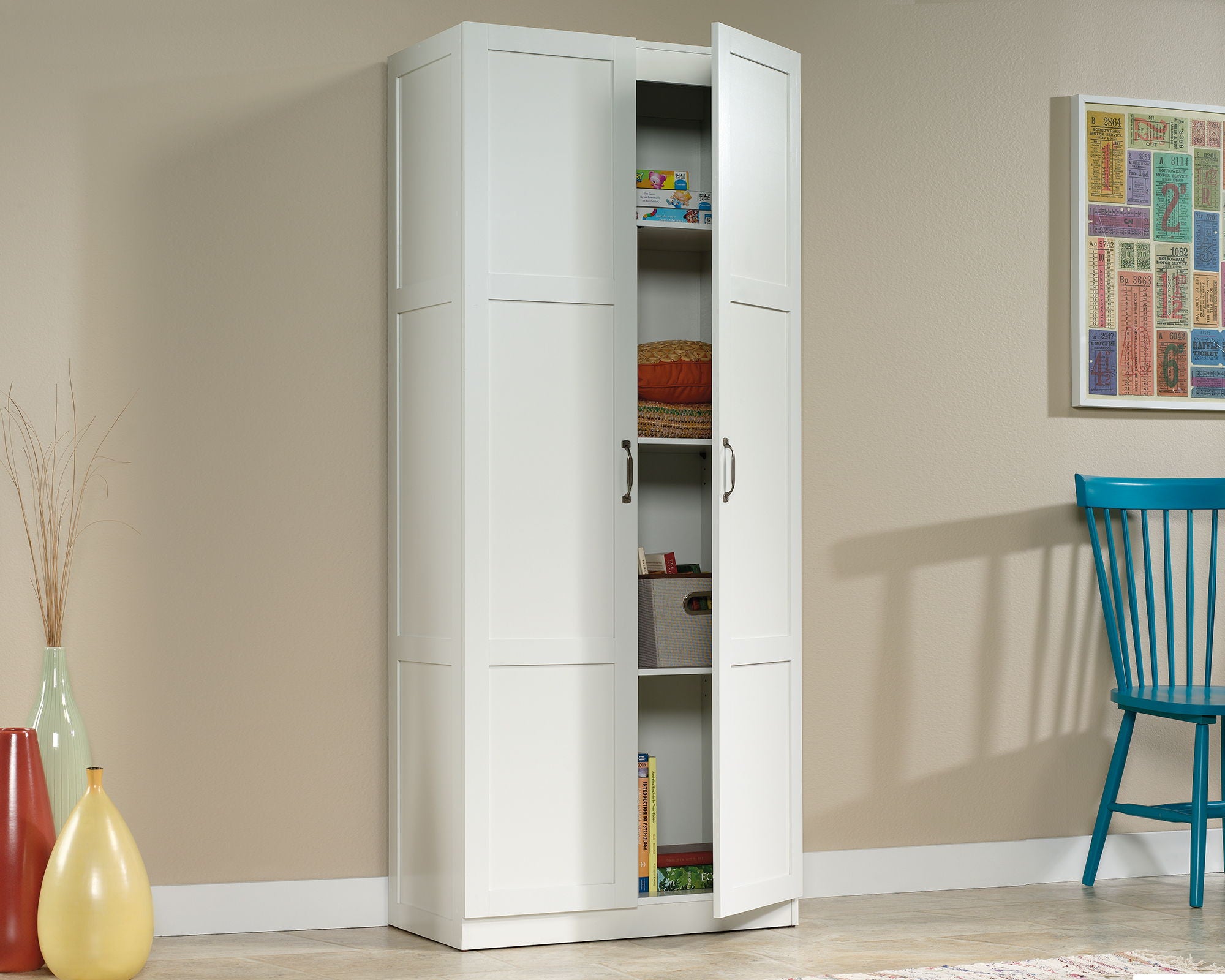 Storage Cabinet in White