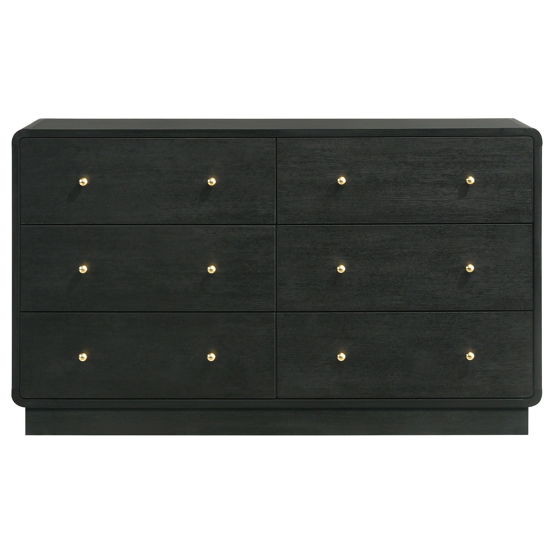 Coaster Fine Furniture Cavelle - 6-Drawer Dresser Cabinet - Black | Meri Furniture