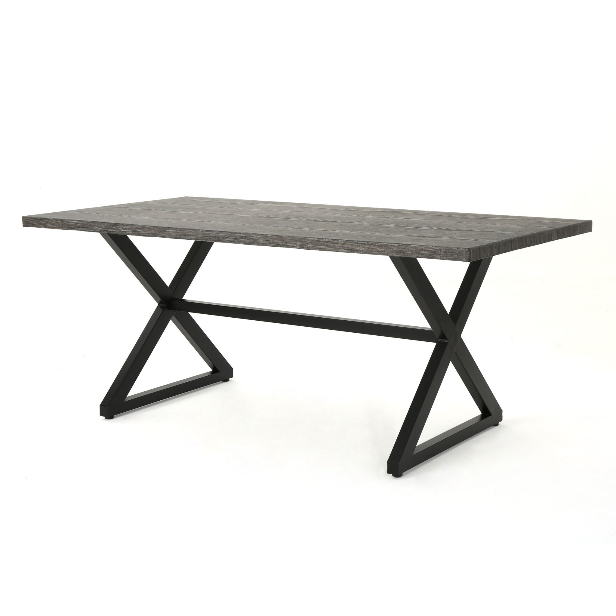 Rolando - Outdoor Aluminum Dining Table With Steel Frame