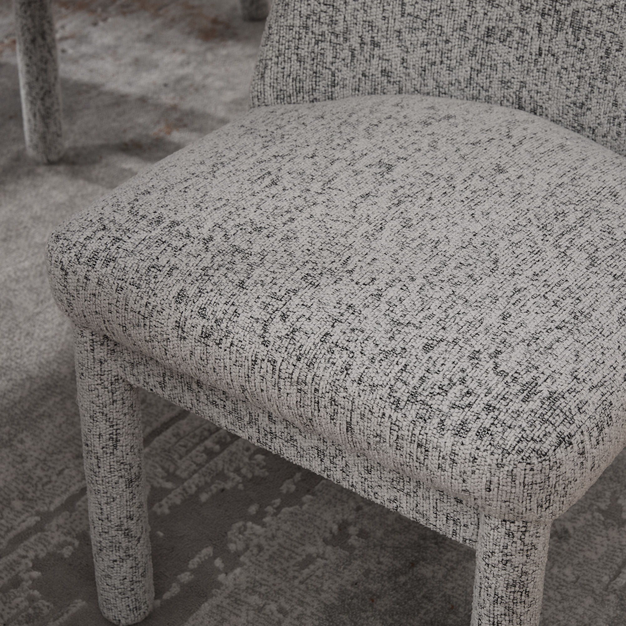 Wide Minimalist Dining Chair