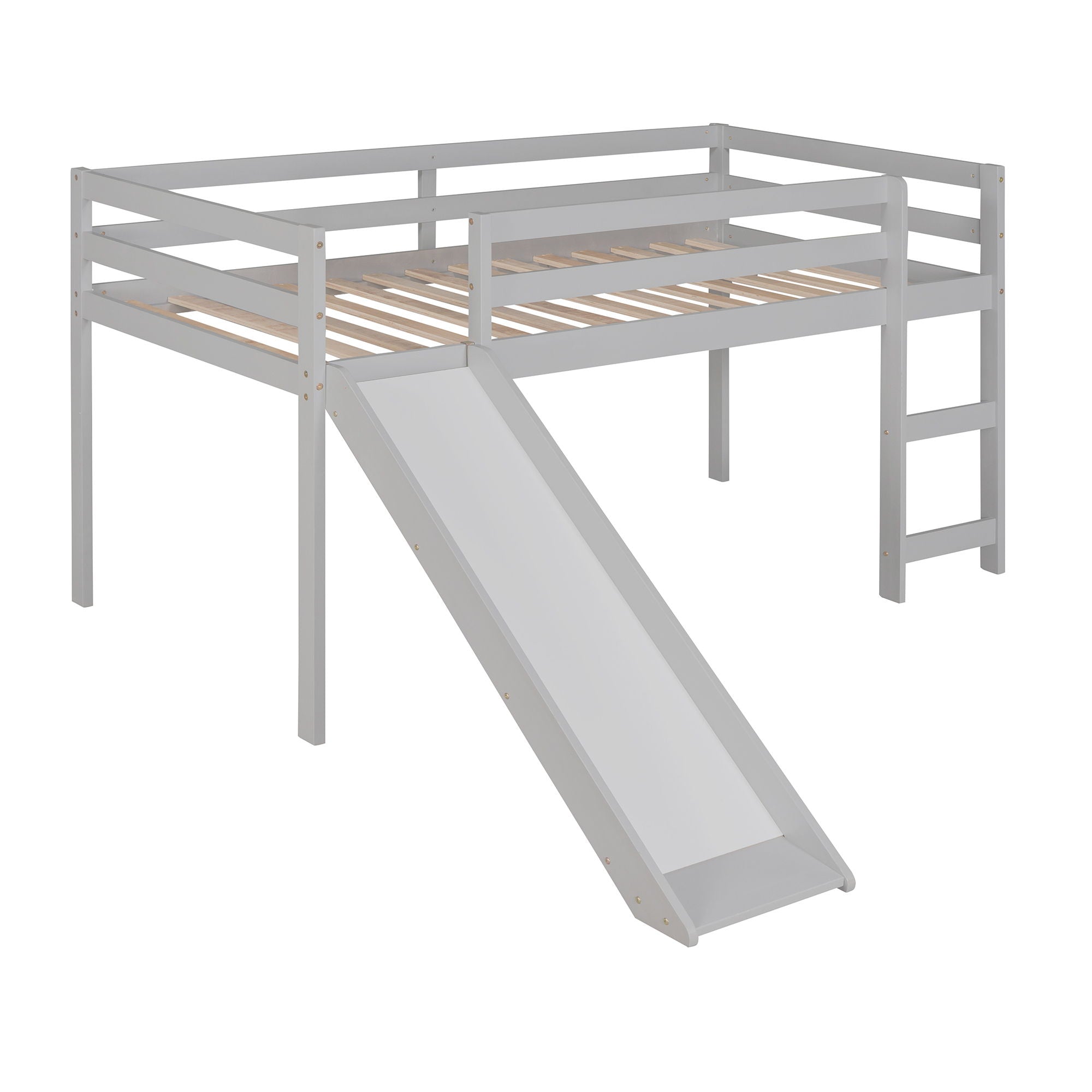 Loft Bed With Slide, Multifunctional Design