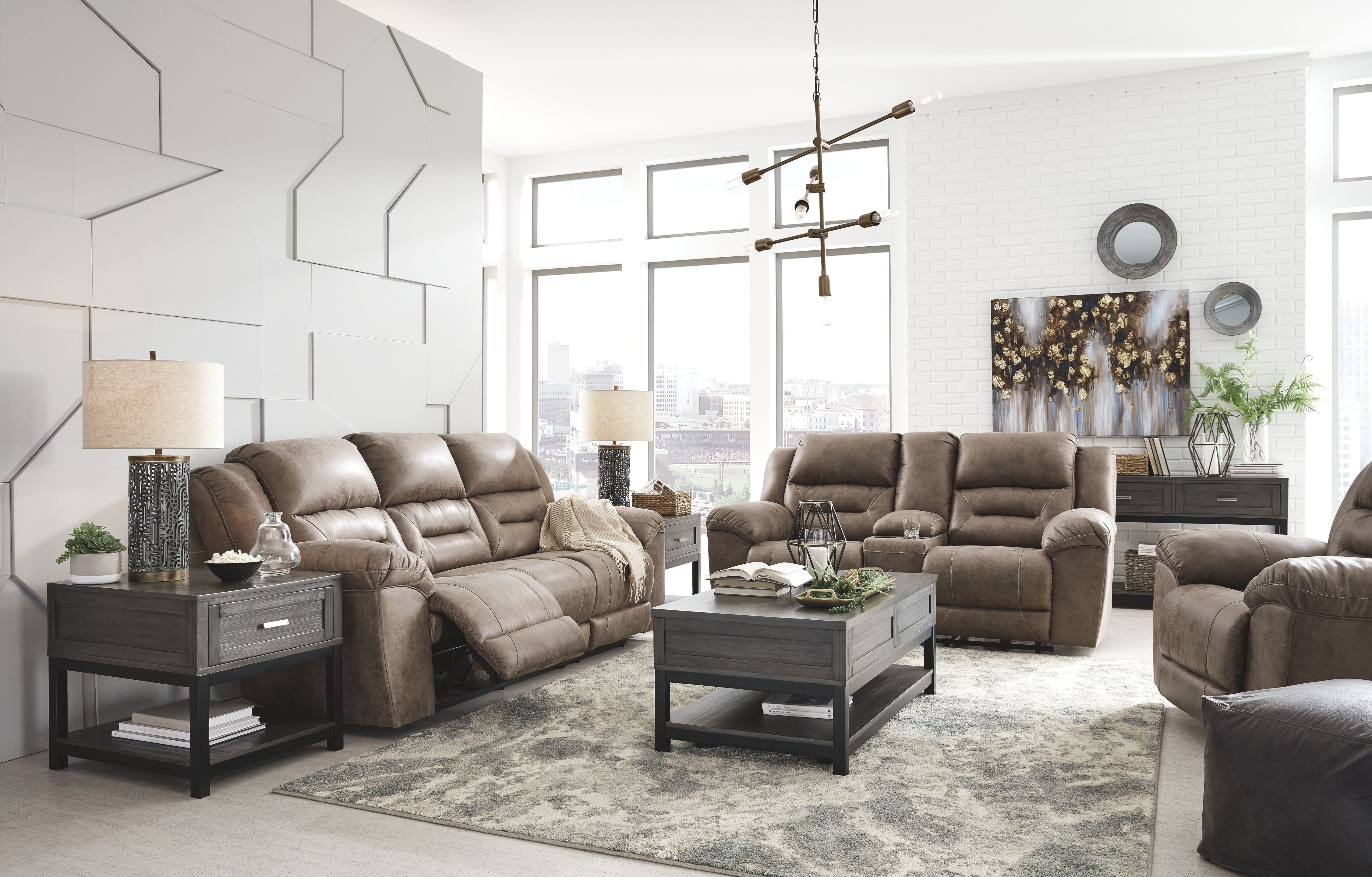 Signature Design by Ashley® Stoneland - Power Reclining Living Room Set | Meri Furniture
