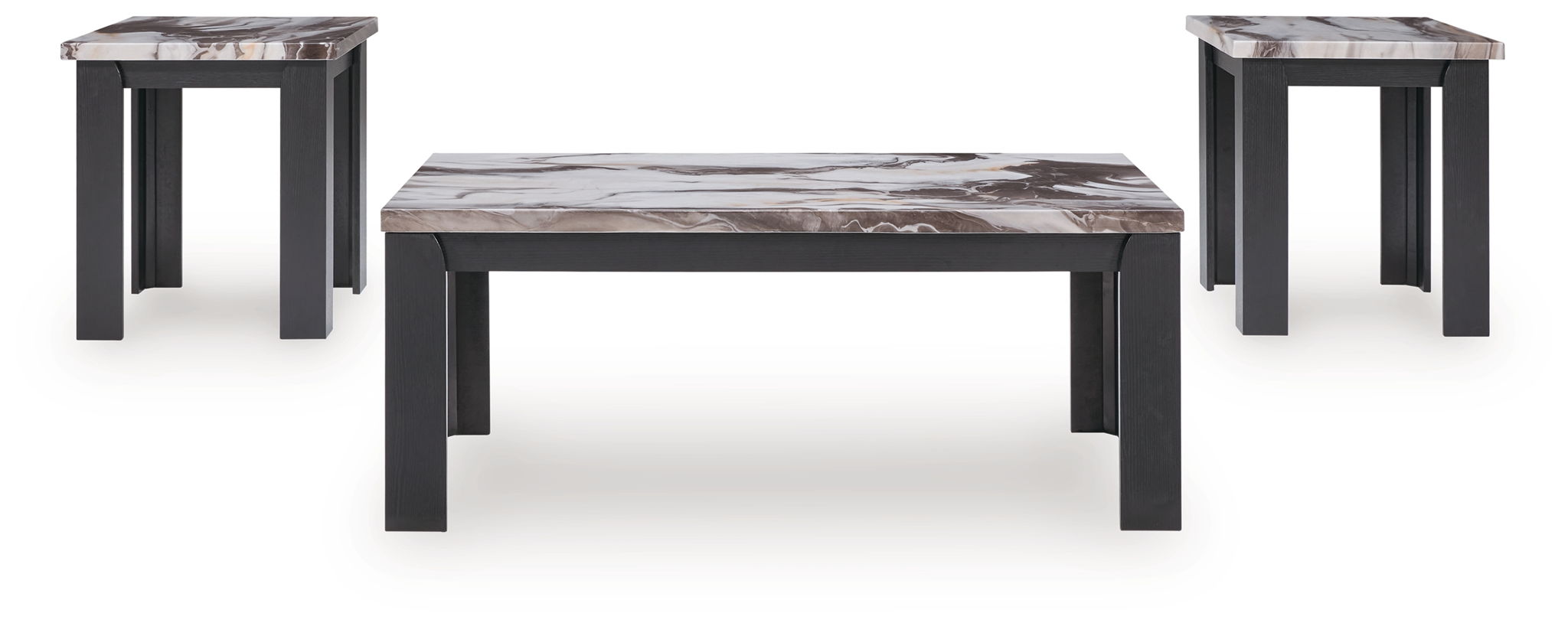 Jazmore - Occasional Table Set (Set of 3) - Dark Brown