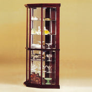 Huxley - Curio Cabinet Corner) - Cherry