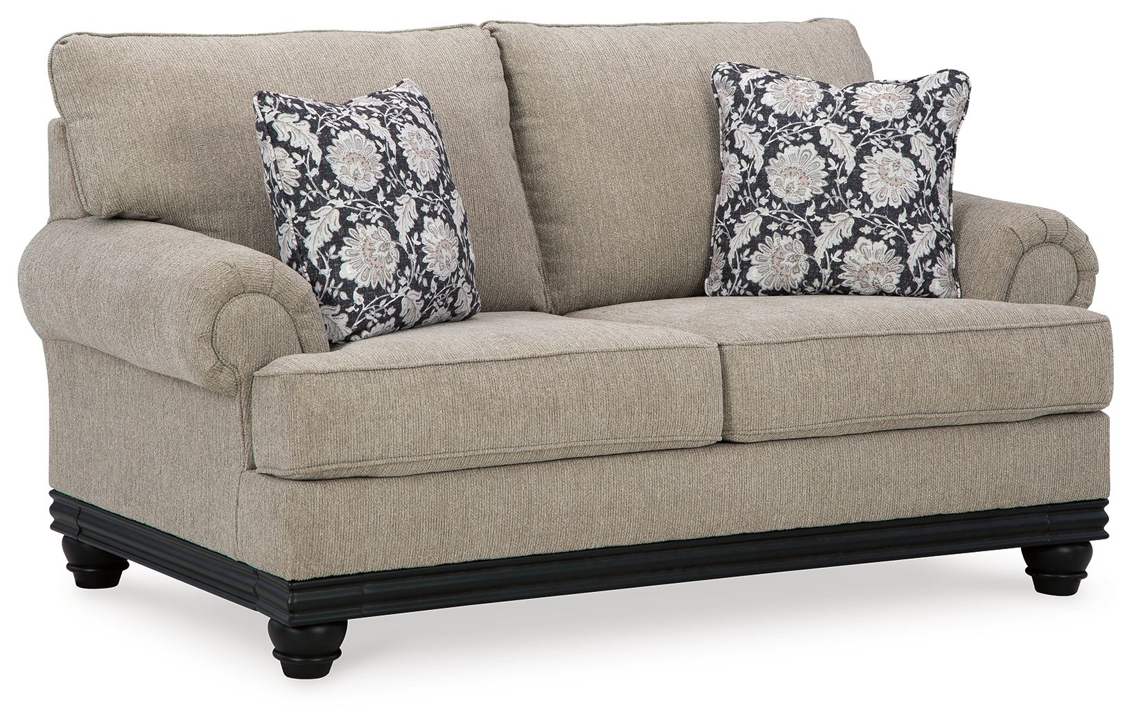 Signature Design by Ashley® Elbiani - Alloy - Loveseat | Meri Furniture