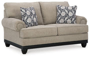 Signature Design by Ashley® Elbiani - Alloy - Loveseat | Meri Furniture