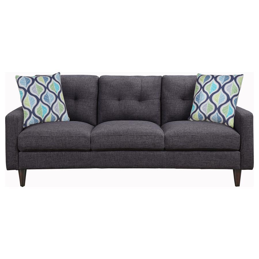 Coaster Fine Furniture Watsonville - Upholstered Track Arm Sofa Set | Meri Furniture