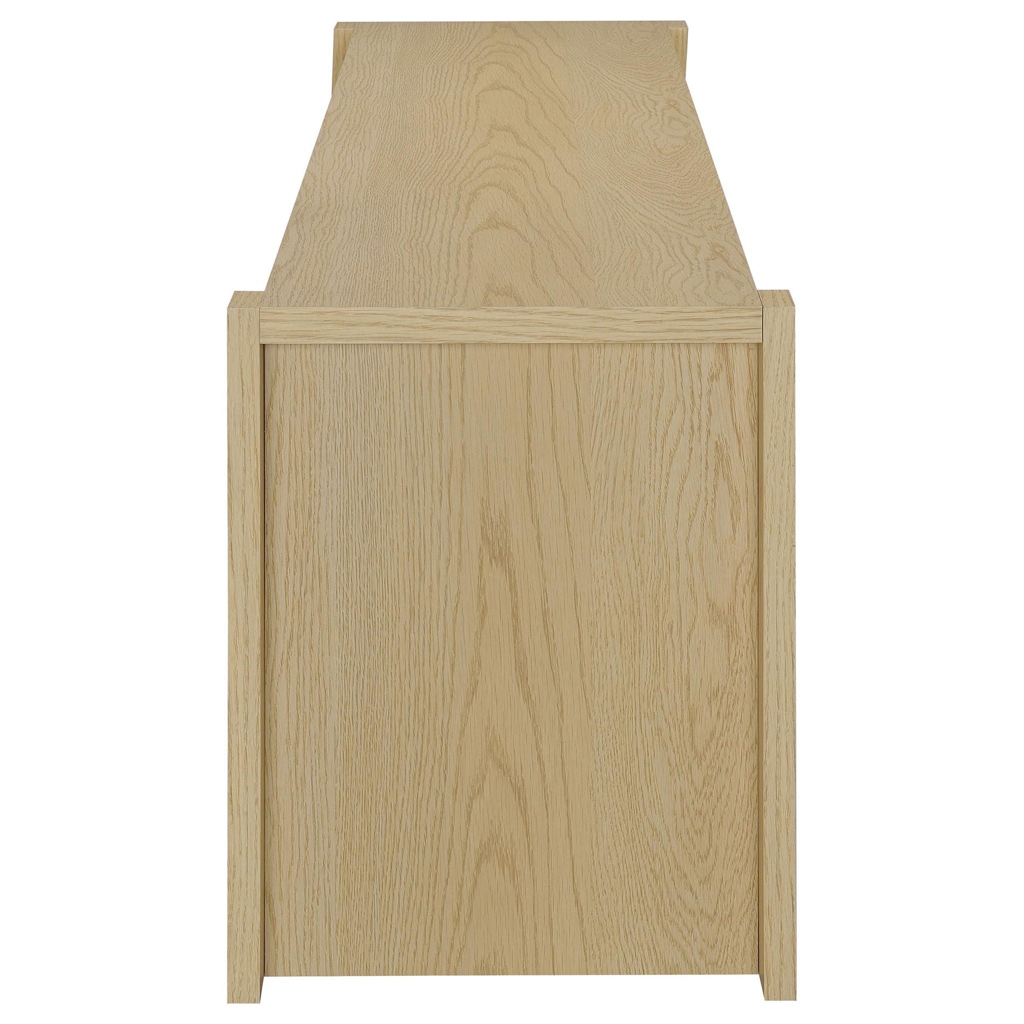 Laurelton 78-inch 4-door TV Stand Media Console Light Oak