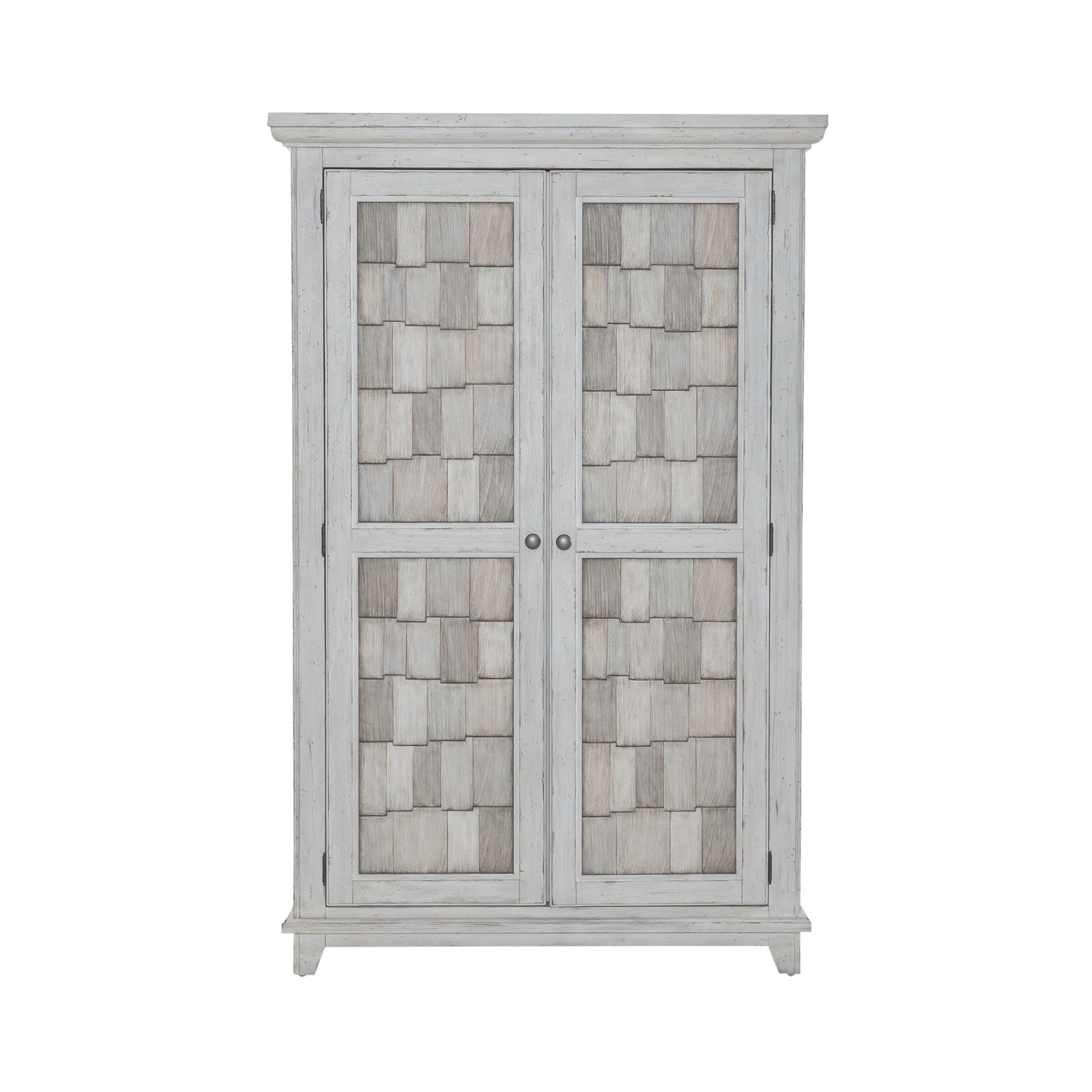 Liberty Furniture River Place - Armoire - White | Meri Furniture