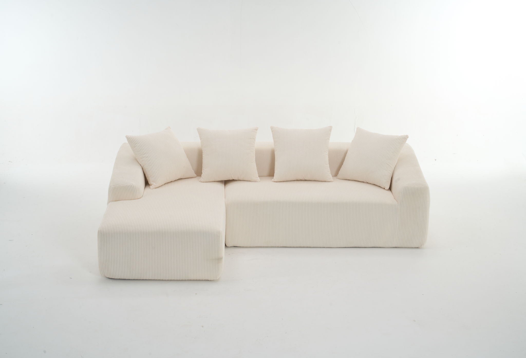 Combined 3 Seater Sofa With 4 Pillows