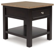 Drazmine - Rectangular End Table - Brown