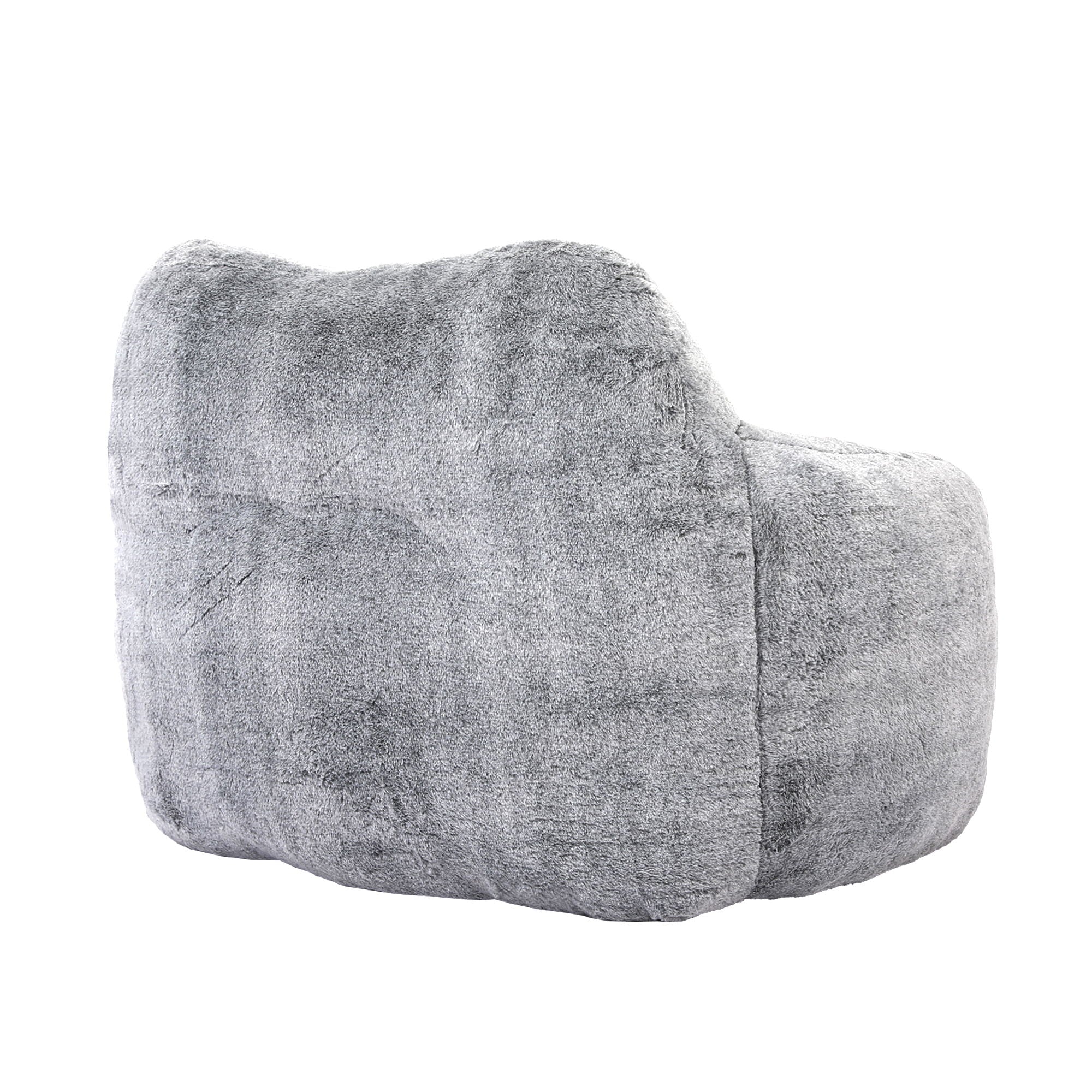 Beanbag Sofa Chair With Armrests Stuffed High Density Foam
